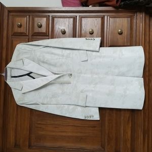 Donald j Pliner leather coat, long jacket size 6